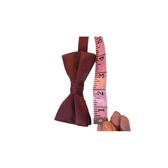 Mens Bowtie PreTied Adjustable Necktie Solid Color Formal Wedding Party Tuxedo - Picture 7 of 7